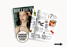 Load image into Gallery viewer, Personalized Vouge Style Birthday Magzine (15 Pages)